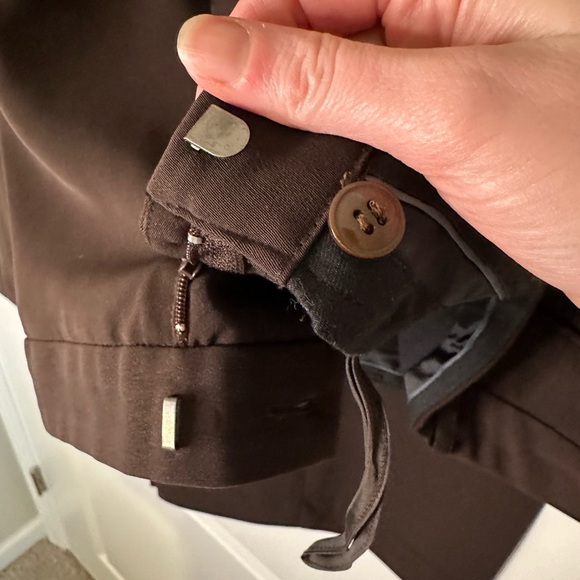 Anne Klein chocolate brown women’s pantsuit - Picture 6 of 8